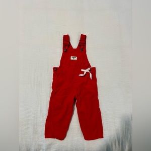 OshKosh B’Gosh corduroy overalls - Great condition  (smoke free/pet free home)